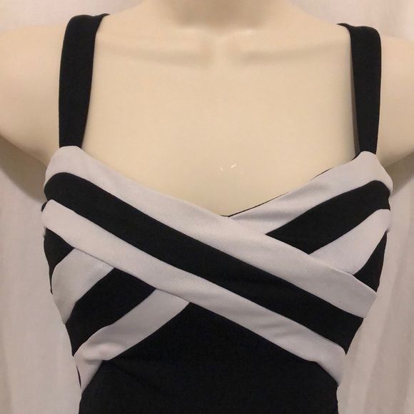 Charlotte Russe mini dress black and white - Picture 4 of 7